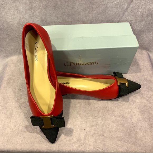 C. Paravano Shoes - C.Paravano Slip on Dressy Flats